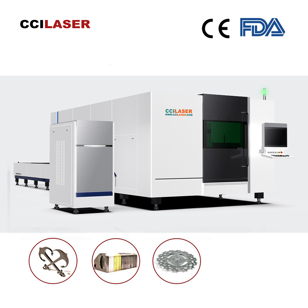 Updated Whole Cover Fiber Laser Cutting Machine