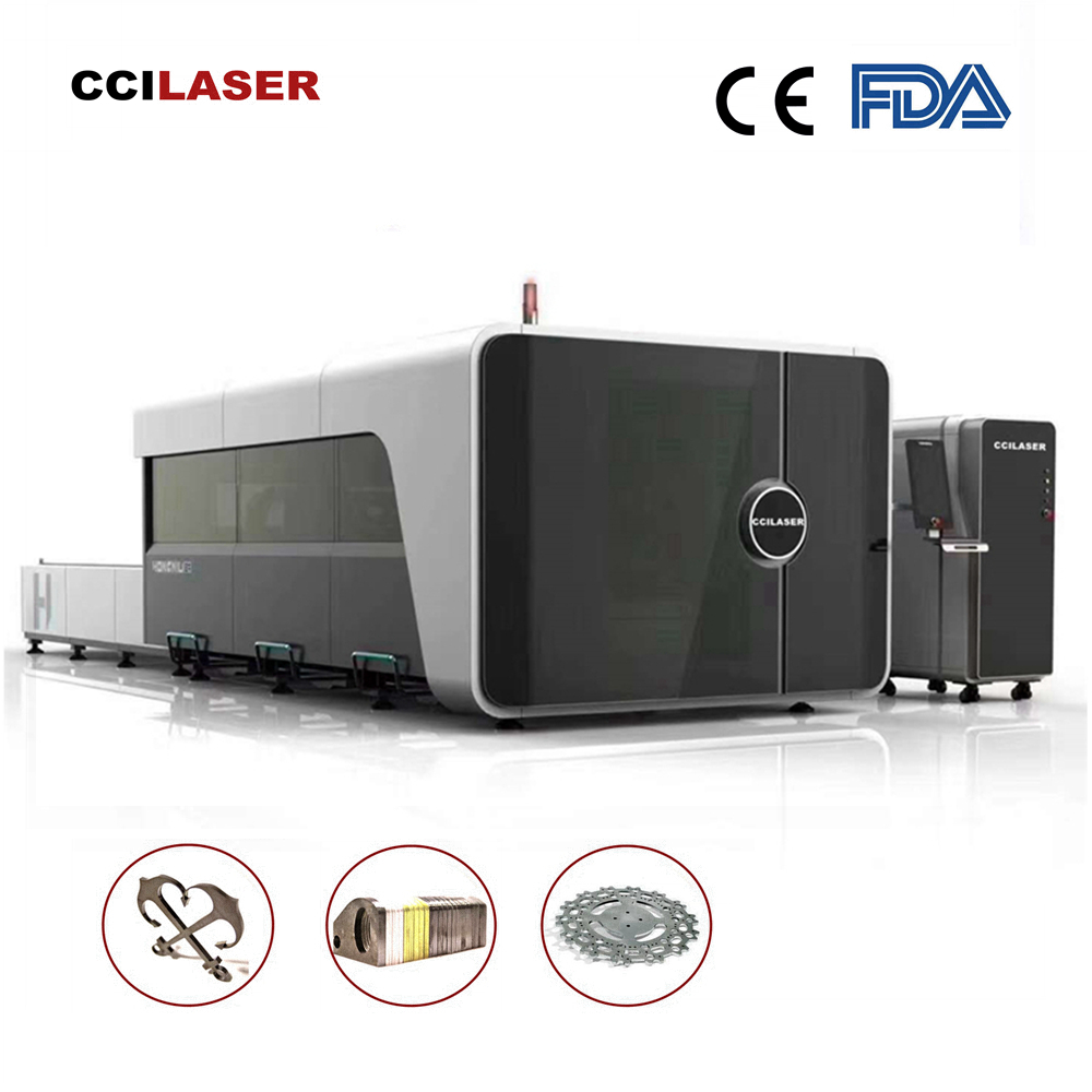 Updated Whole Cover Fiber Laser Cutting Machine