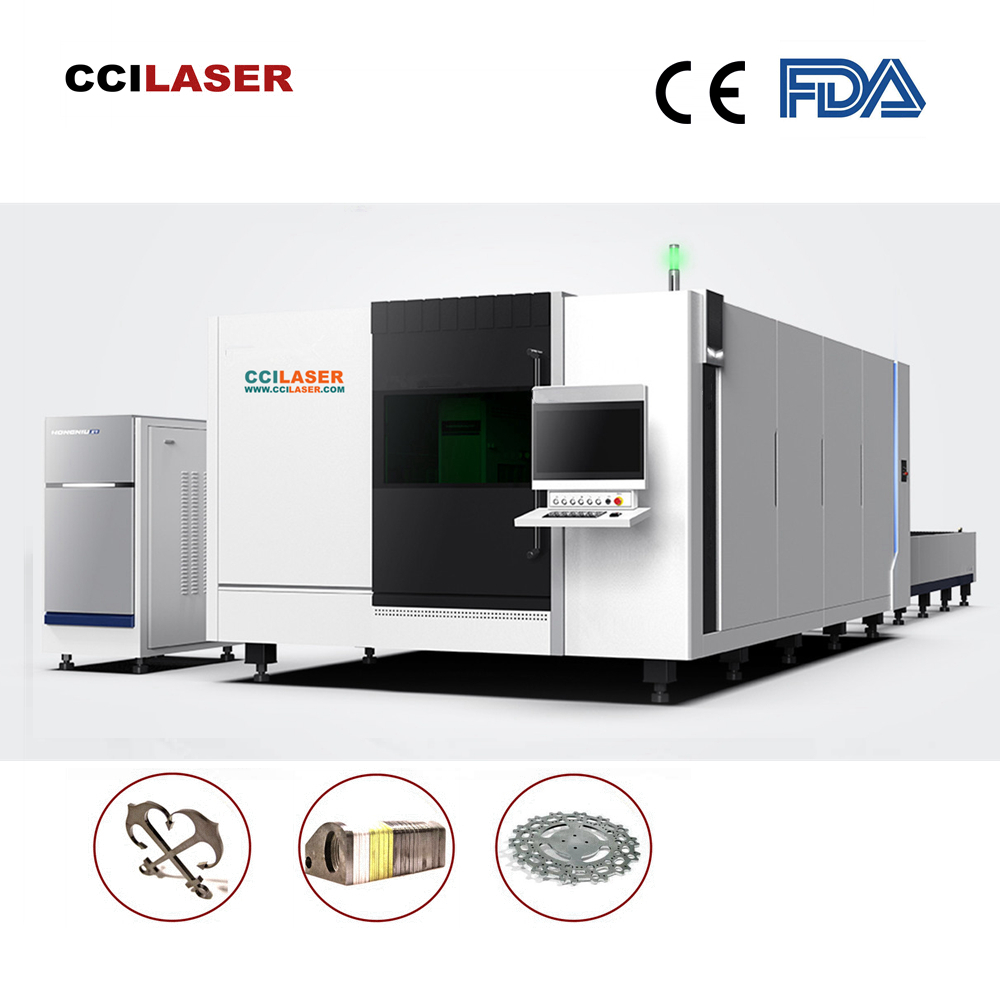 Updated Whole Cover Fiber Laser Cutting Machine