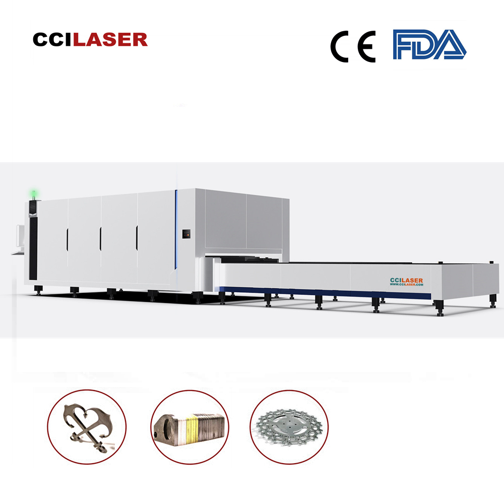 Updated Whole Cover Fiber Laser Cutting Machine