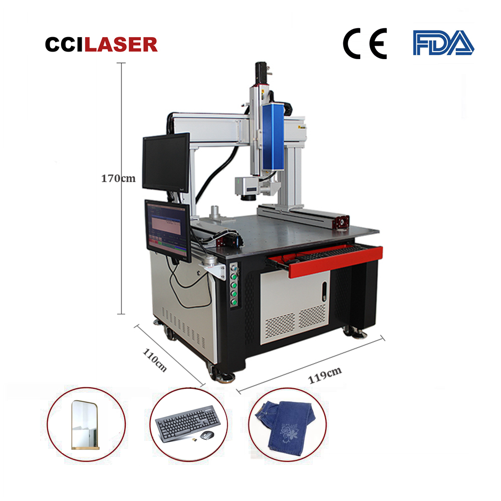 Large Size 3D Dynamic Focus Laser Marking Machine