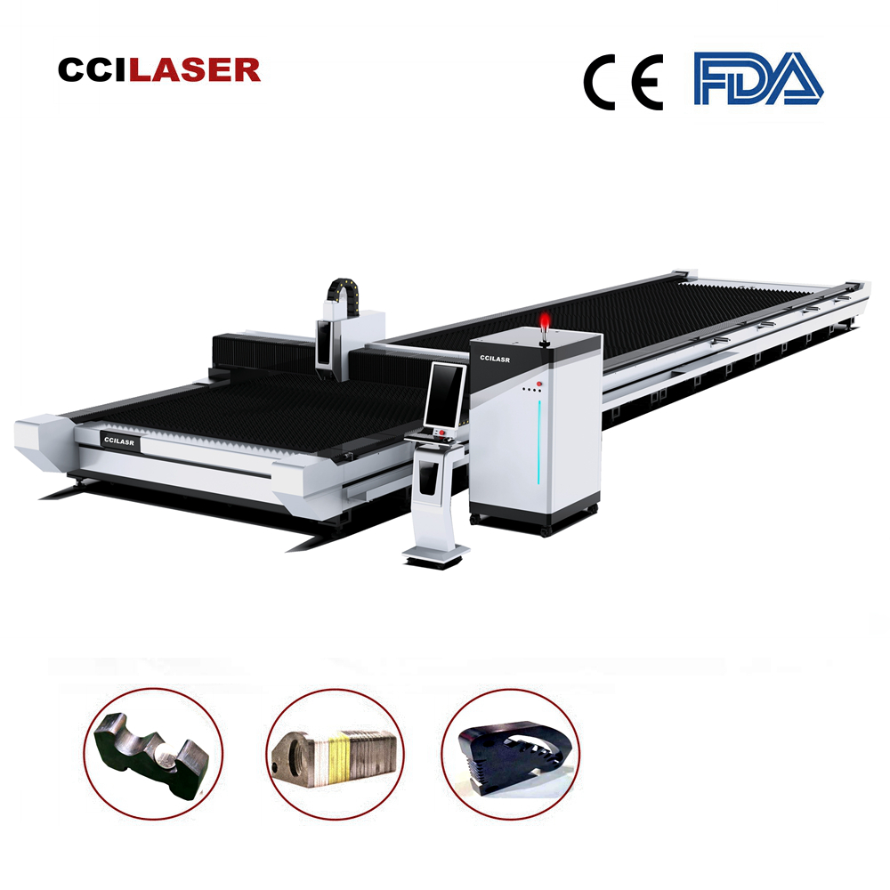 D type Fiber Laser Cutting Machine for Metal Sheet