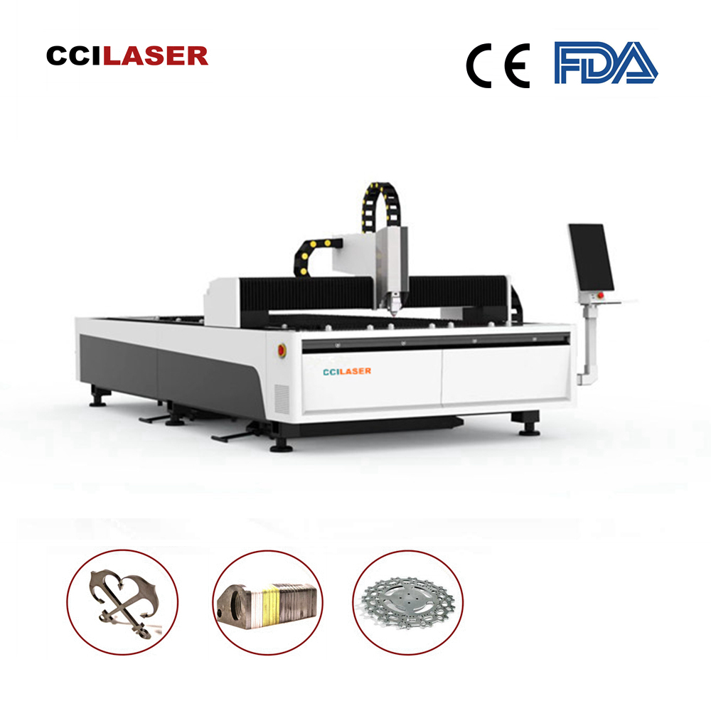 D type Fiber Laser Cutting Machine for Metal Sheet