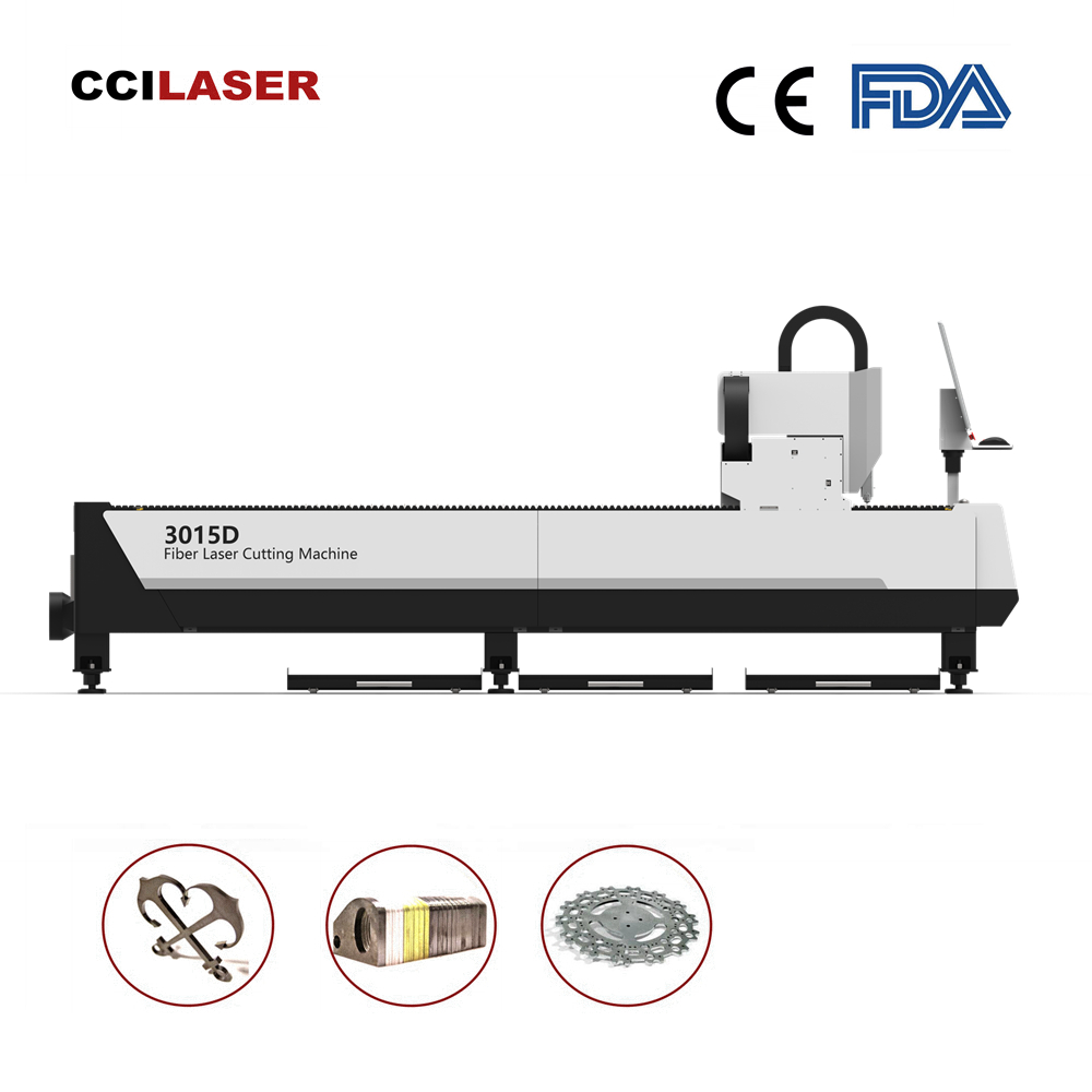 D type Fiber Laser Cutting Machine for Metal Sheet