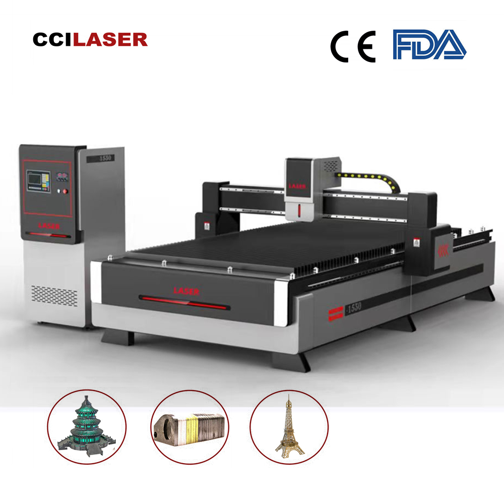 D type Fiber Laser Cutting Machine for Metal Sheet